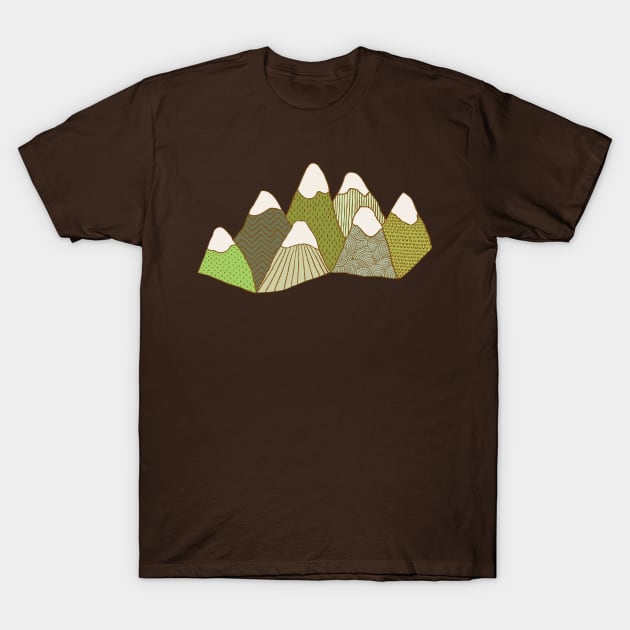 Mountains T-Shirt by evannave